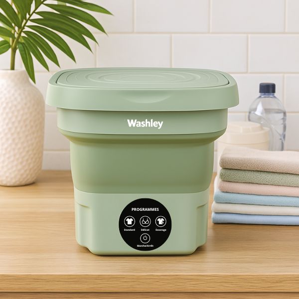 Opvouwbare miniwasmachine